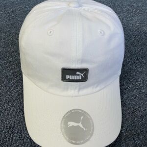 Puma White Adjustable Cap